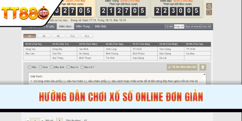 Chơi xổ số TT88 nhanh, đơn giản chỉ với 4 bước